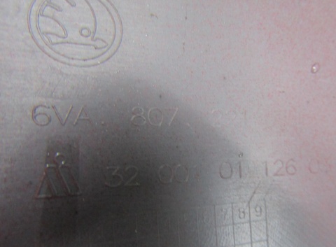 Zderzak przód przedni Skoda Fabia IV 4 6VA 21- / + Podłoga