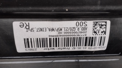 Listwa progowa prawa BMW 3 G20 G21 M Pakiet 18- sedan kombi