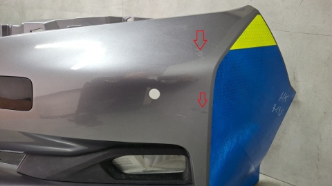 Zderzak przód przedni Nissan Leaf 2 II ZE1 17-25 / + osłona + halogeny