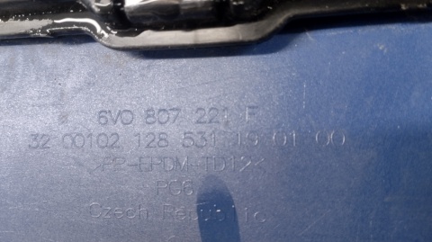 Zderzak przód przedni Skoda Fabia 3 III 6V0 Lift 18-21