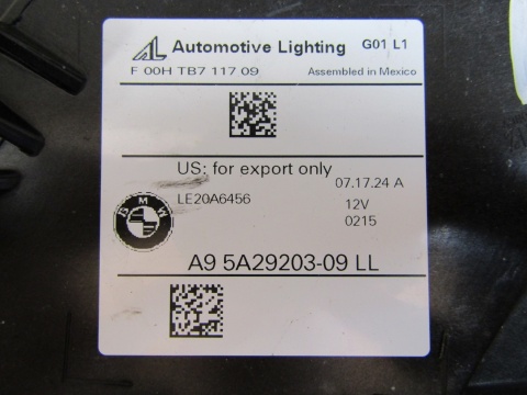 LAMPA PRZÓD BMW X3 G01 X4 G02 LIFT LCI FULL LED 21-24 LH LEWA 5A29203-09