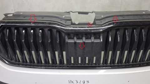 Zderzak przód przedni Skoda Fabia IV 4 Monte Carlo 6VA 21- / + halogeny