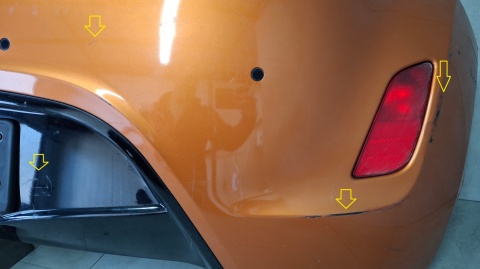 Zderzak tył tylny Hyundai Veloster 1 I 11-17 / + 4 PDC + lampki