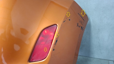 Zderzak tył tylny Hyundai Veloster 1 I 11-17 / + 4 PDC + lampki