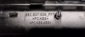Blenda listwa zderzaka tył Porsche Cayman Boxster 718 982 17-25 982807659
