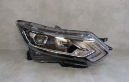 LAMPA PRZÓD NISSAN QASHQAI J11 LIFT ZWYKŁA SOCZEWKA Z LED RH 17-21 100-19009