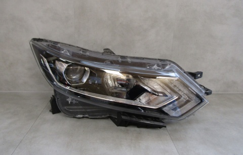 LAMPA PRZÓD NISSAN QASHQAI J11 LIFT ZWYKŁA SOCZEWKA Z LED RH 17-21 100-19009