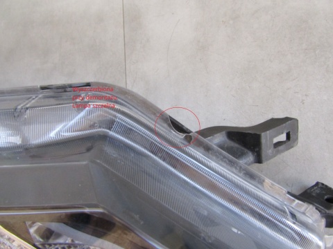 LAMPA PRZÓD NISSAN QASHQAI J11 LIFT ZWYKŁA SOCZEWKA Z LED RH 17-21 100-19009