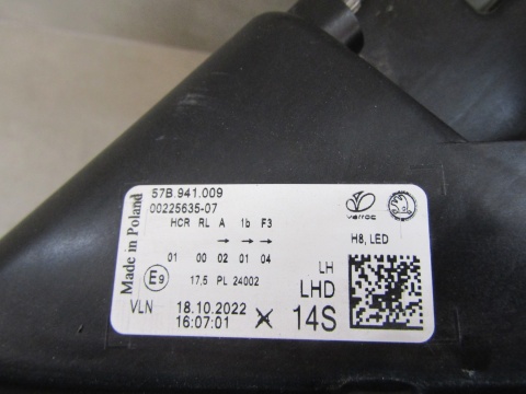 LAMPA PRZÓD SKODA KAROQ 57B LIFT LED 21- LH LEWA 57B941009