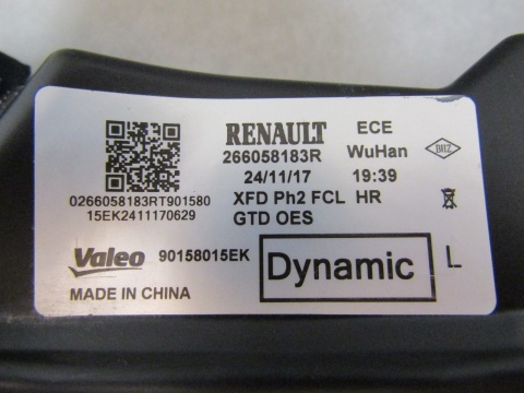 LAMPA PRZÓD RENAULT TALISMAN LIFT LED DRL LH LEWA 20-22 266058183R