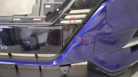 Zderzak przód przedni Nissan Qashqai II 2 J11 Lift 17-20 / + PDC + halogen