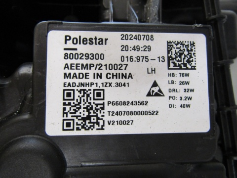 LAMPA PRZÓD POLESTAR IV 4 PIXEL FULL LED FULL LED LH LEWY 23- 80029300