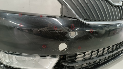 Zderzak przód przedni Skoda Rapid 5JA 12-17 /+ Halogeny