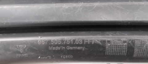 KRATKA ŚRODKOWA ZDERZAKA PRZÓD PORSCHE CAYMAN 987 LIFT 09-12 98750575103