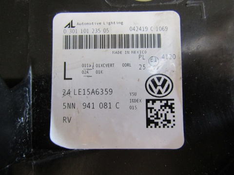 LAMPA PRZÓD VOLKSWAGEN TIGUAN 2 II FULL LED 16-20 LH LEWA 5NN941081C