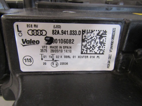 LAMPA PRZÓD AUDI A1 82A FULL LED 18-26 LH LEWA KOMPLETNA 82A941033D