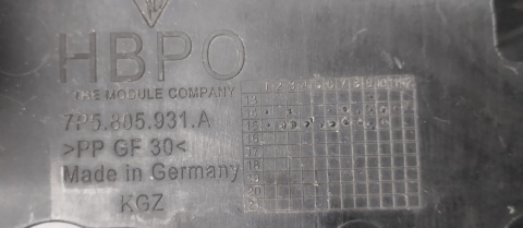 WSPORNIK BELKA ZDERZAKA GÓRA PORSCHE CAYENNE II 92A 14-17 7P5805931A