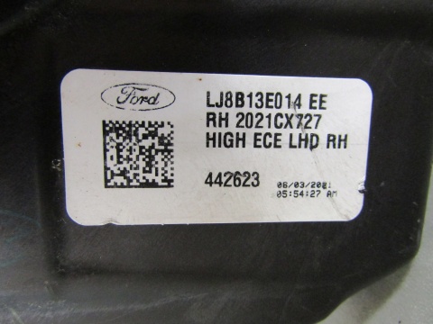 LAMPA PRZÓD FORD MUSTANG MACH-E MACHE FULL LED HIGH 20- RH LJ8B13E014EE