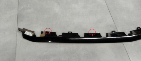 LISTWA SPOILER ZDERZAKA PRZÓD ŚRODEK MERCEDES A KLASA W177 AMG A35 A1778854204