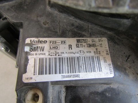 LAMPA PRZÓD BMW 2 F22 F23 KSENON NIESKRĘTNY 13-21 RH PRAWA 90037557