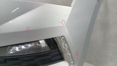 Zderzak przód przedni Skoda Scala 657 19-22 /+ Halogeny + osłona