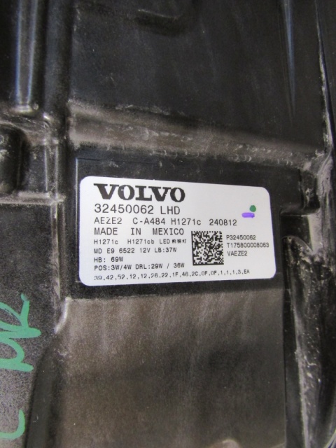 LAMPA PRZÓD VOLVO EX90 FULL LED PIXEL LEWA LH 22- 32450062