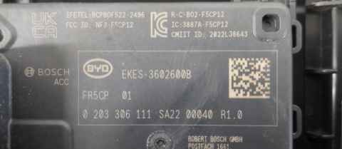 Wspornik Radar Kamera Przód BYD SEAL 22-26 EKES-3602600B EKEB-3776400A
