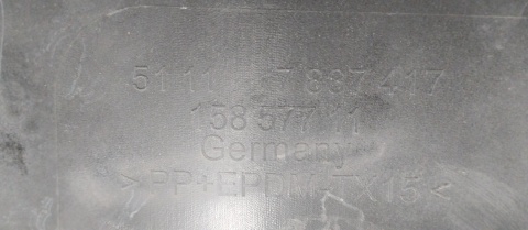Atrapa Kratka Dolna Zderzaka Przod BMW M5 G90 M-Power 24- 51117887417