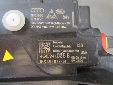 LAMPA PRZÓD AUDI A6 RS6 C7 LIFT MATRIX 14-18 LH LEWA 4G0941035B