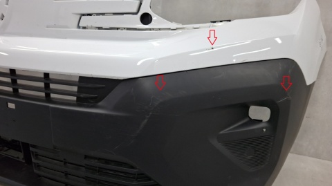 Zderzak przód przedni Peugeot Partner III IV LIFT 23- / + osłona