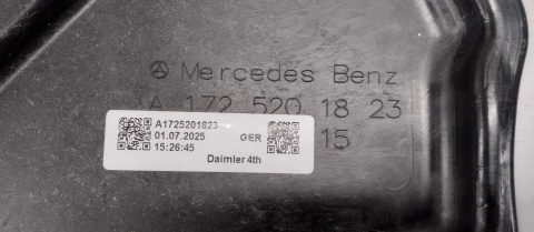 Płyta osłona pod zderzak przód Mercedes SLC W172 A1725201823