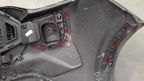 Zderzak przód przedni Ford E-Transit Custom mk2 II EV 23-