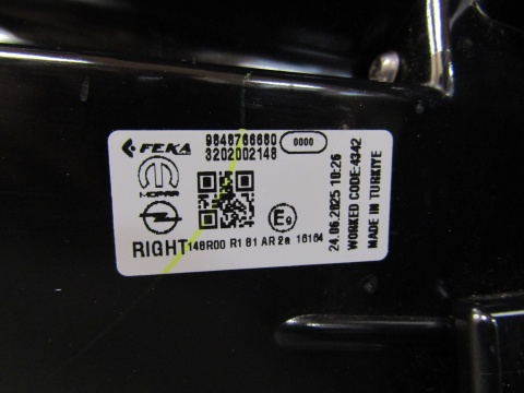 LAMPA TYŁ OPEL FRONTERA LED 24- RH PRAWA 9848766680