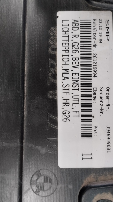 Listwa progowa lewa BMW i4 G26 BEV Electryk 20- i-4