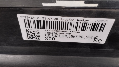 Listwa progowa lewa BMW i4 G26 BEV Electryk 20- i-4