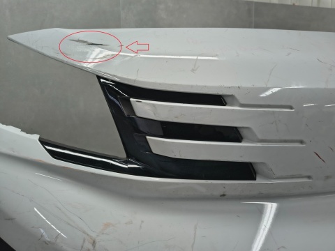 Zderzak przód przedni Peugeot Expert III 3 LIFT 23- /+ płyta ślizg