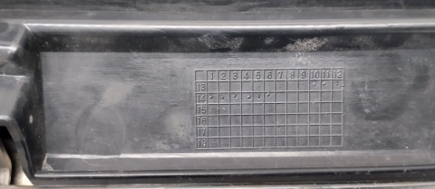 Grill Atrapa Chłodnicy Mitsubishi Outlander III lift 14-17 OEM - 7450A959
