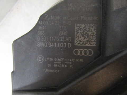 LAMPA PRZÓD AUDI A4 B9 8W0 LIFT FULL LED 19- LH LEWA 8W0941033D