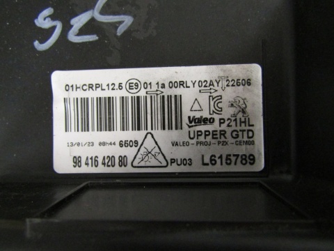 LAMPA PRZÓD PEUGEOT 208 II 2 2008 II 2 FULL LED 19-23 LH LEWA 9841642080