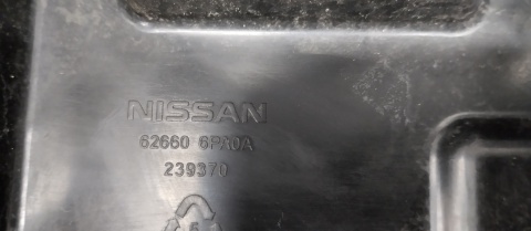 Płyta osłona podłoga przód NISSAN JUKE II F16 19- / 62660-6PA0A