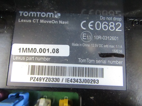 Nawigacja monitor wyświetlacz Lexus CT200 10-13