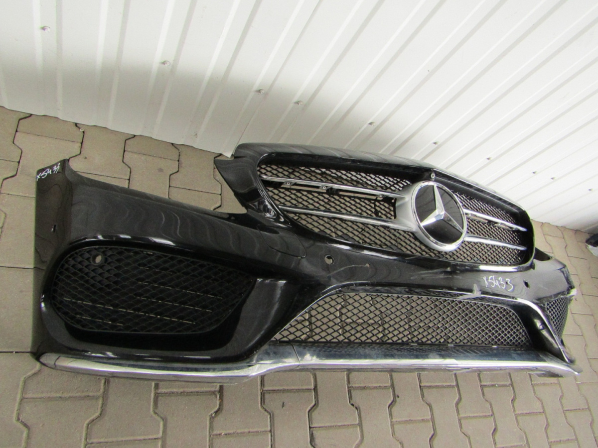 Zderzak przód przedni Mercedes C-klasa 205 AMG kamera