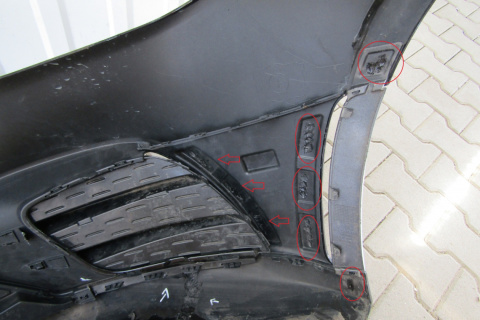 Zderzak przód Mercedes B-Klasa W247 AMG 18-