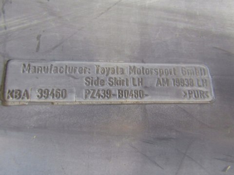 Listwa progowa lewa Toyota Yaris Sport 08- PUR