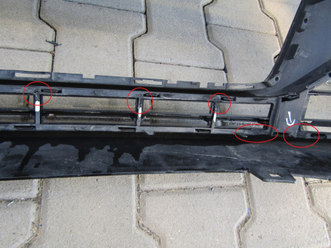 Zderzak przód przedni Audi A8 D4 Lift 4H0 13-17
