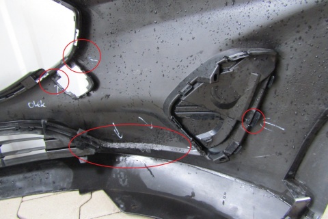 Zderzak przód Ford Fiesta MK8 VIII Lift 22-