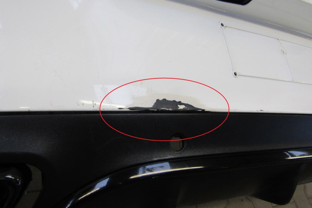 Zderzak tył Mercedes C-KLASA W 205 COUPE 63 AMG