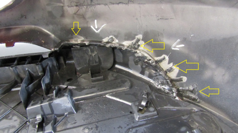 Zderzak przód przedni Peugeot 3008 1 I 09-12