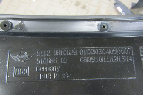 Dyfuzor wkład zderzaka tył MINI PACEMAN R61 13-