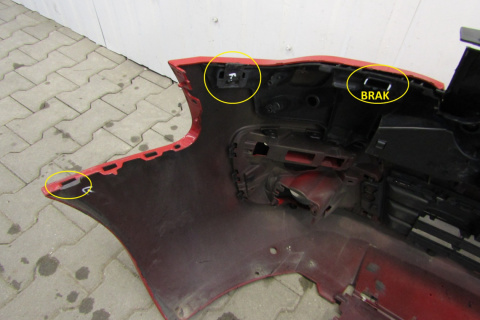 Zderzak przód Peugeot Partner 2 II Lift 15-